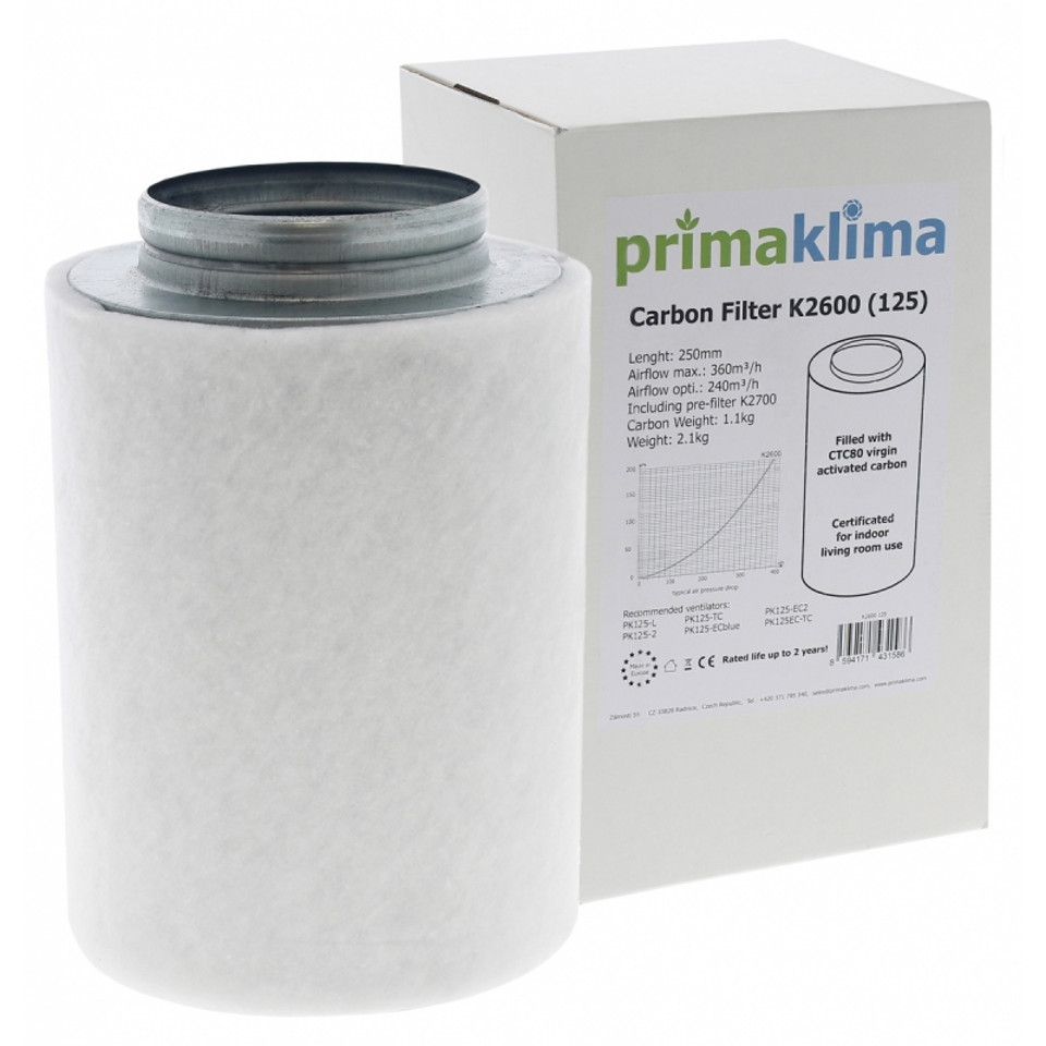 Primaklima Karbonski Filter (K2600) Ø100 (250 m³/h)