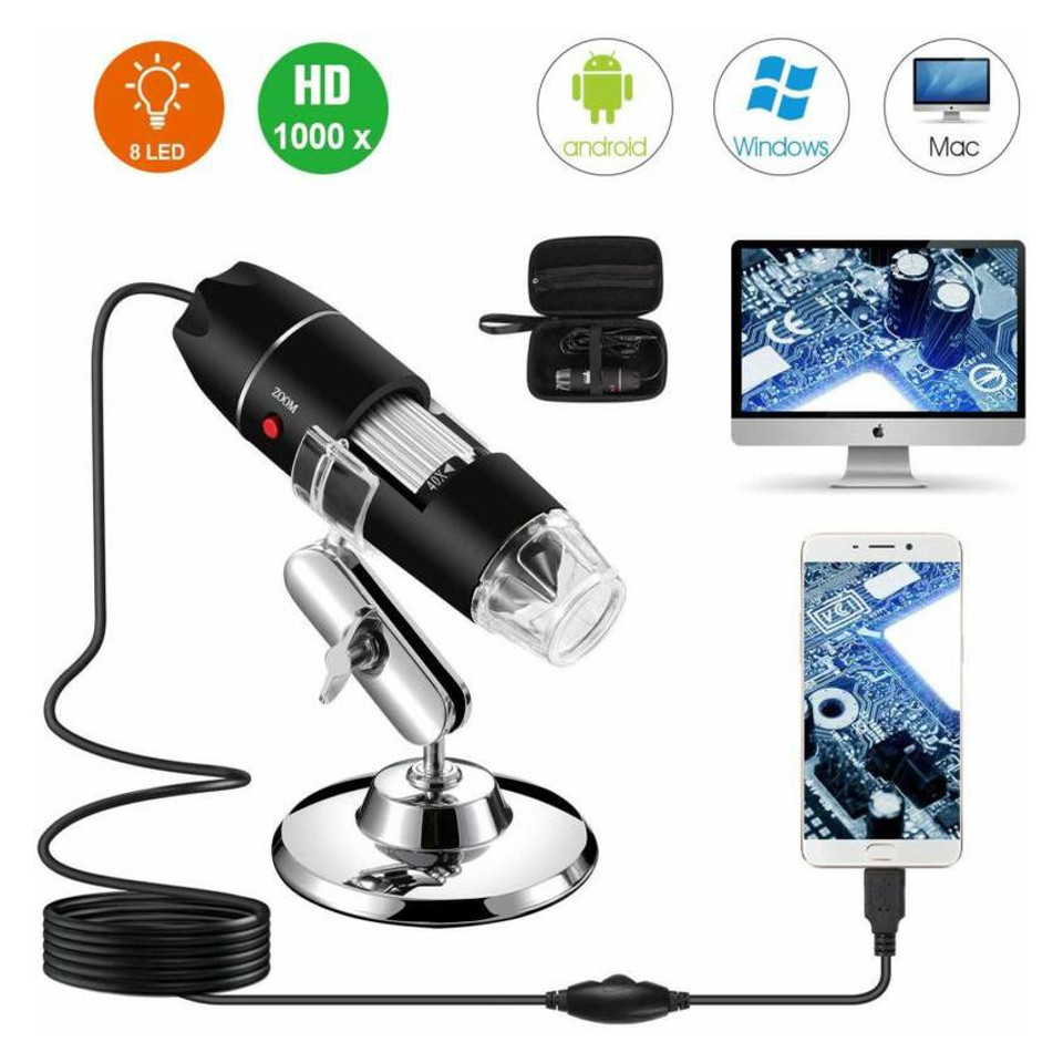 1600X 8LED OTG USB Digital Microscope, USB 2.0
