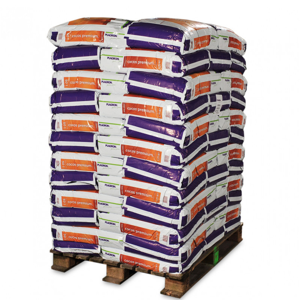 Plagron Cocos Premium 50 L (paleta / 60 kom)