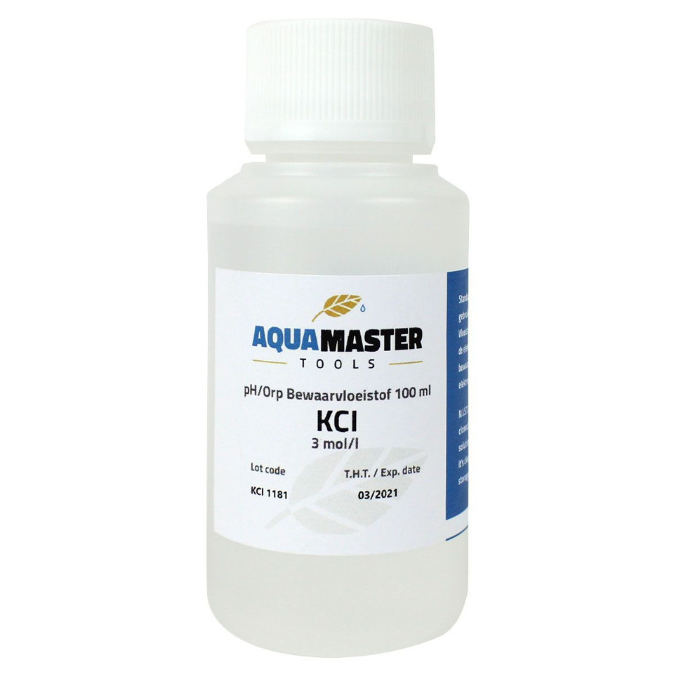 AquaMaster Tekočina za shranjevanje elektrod KCI 3 mol-l / 100 ml