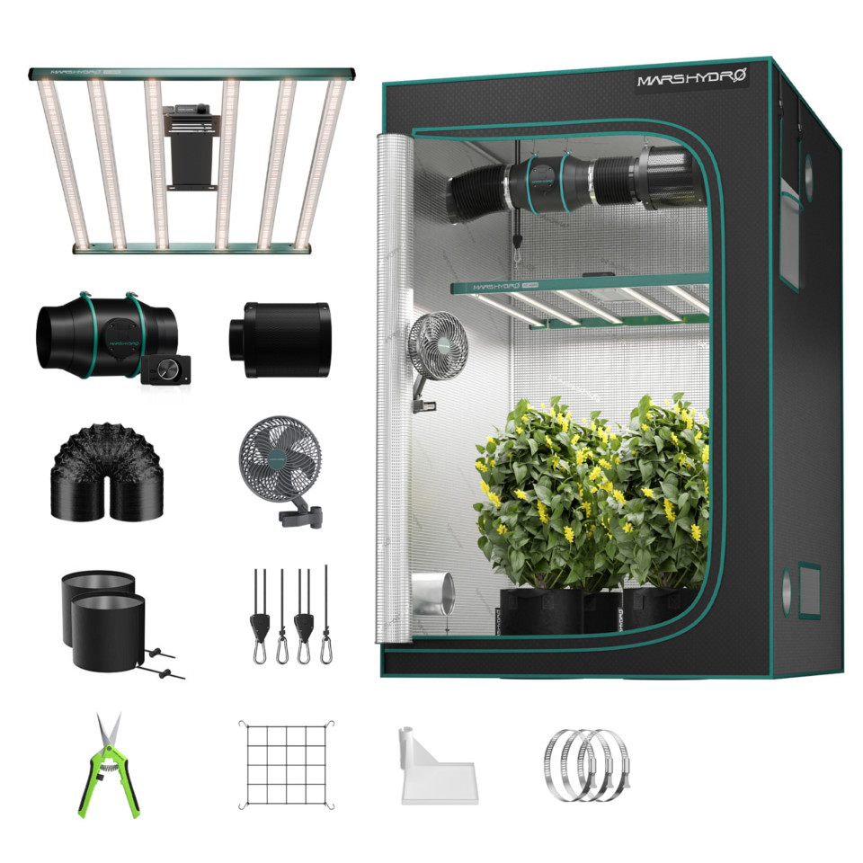 Mars Hydro FC4800 480W Grow Tent Kit 120 × 120 × 200 cm