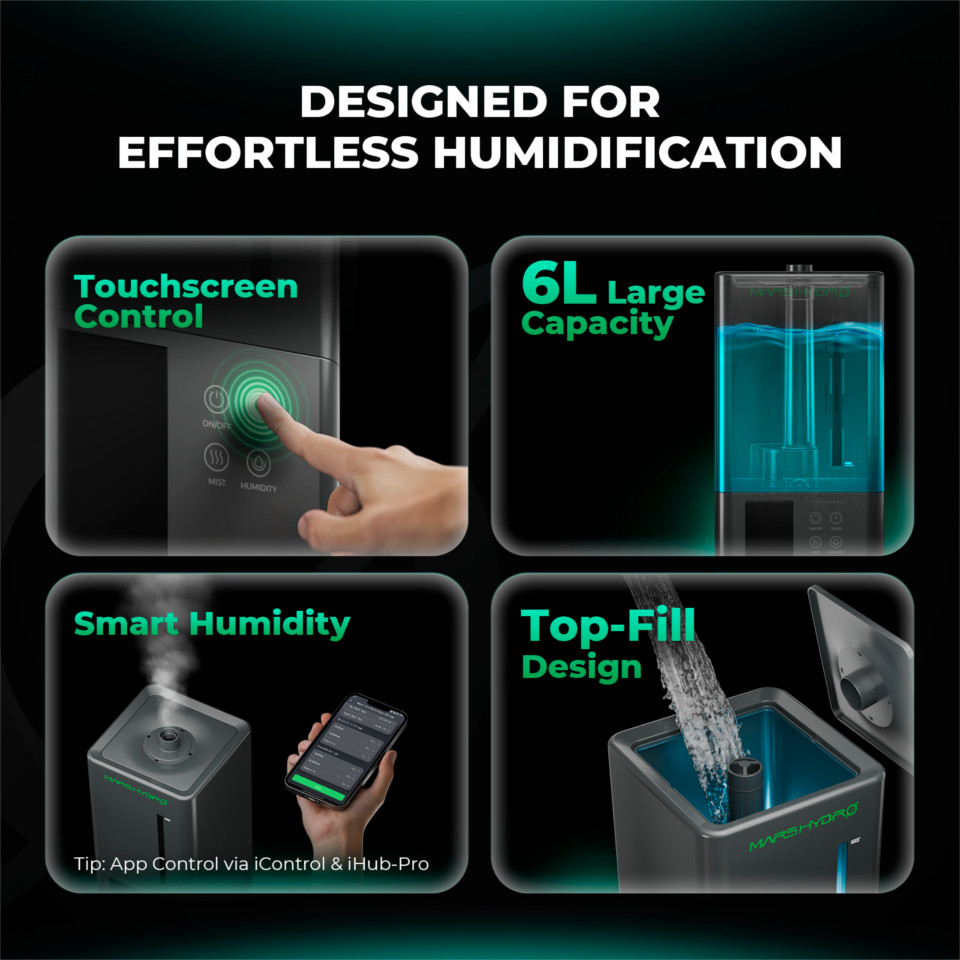 Mars Hydro Ultrazvočni Vlažilec 6L - slika 3