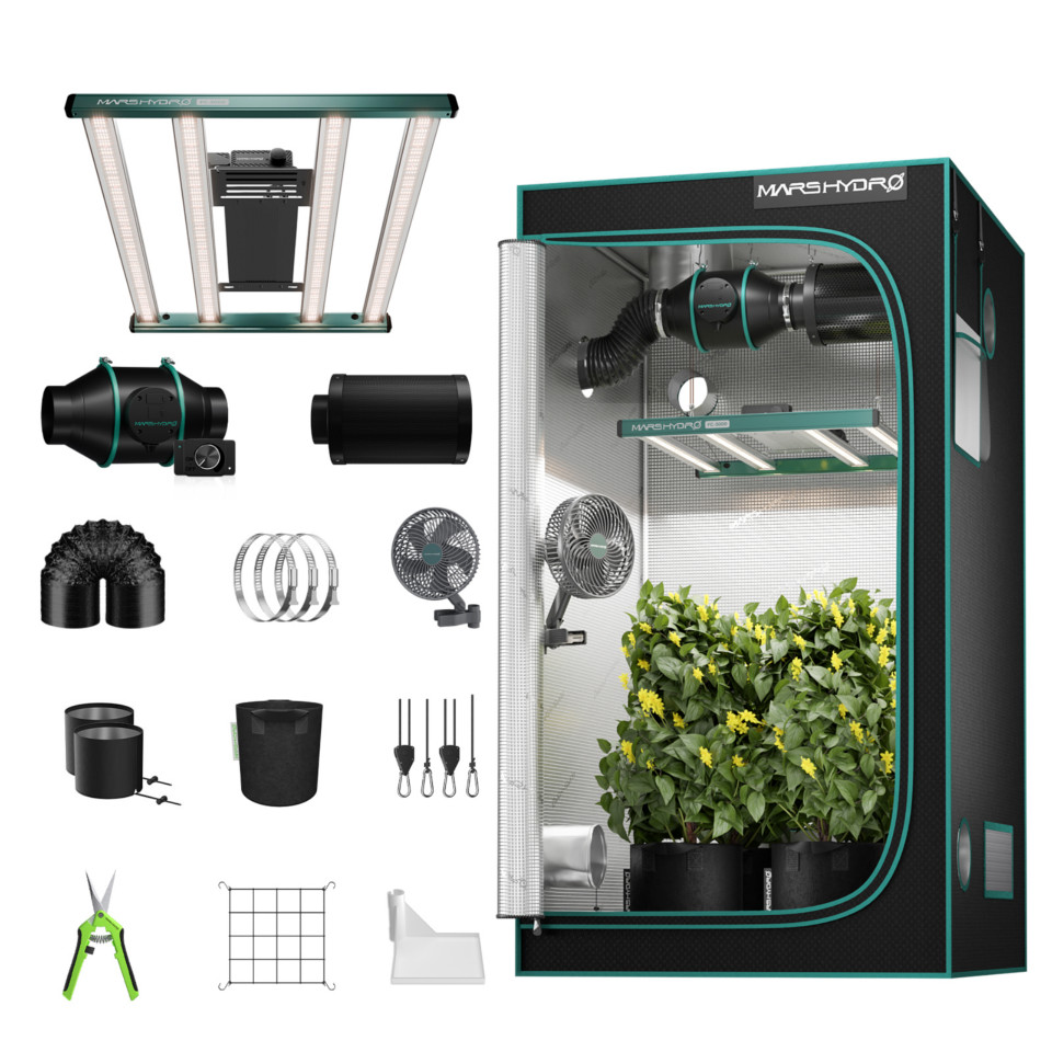 Mars Hydro FC3000 300W Grow Tent Kit 100 × 100 × 180 cm